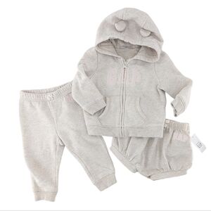 Baby Gap Bundle Sweat Set Size 12 -18 months Beige / Pink
